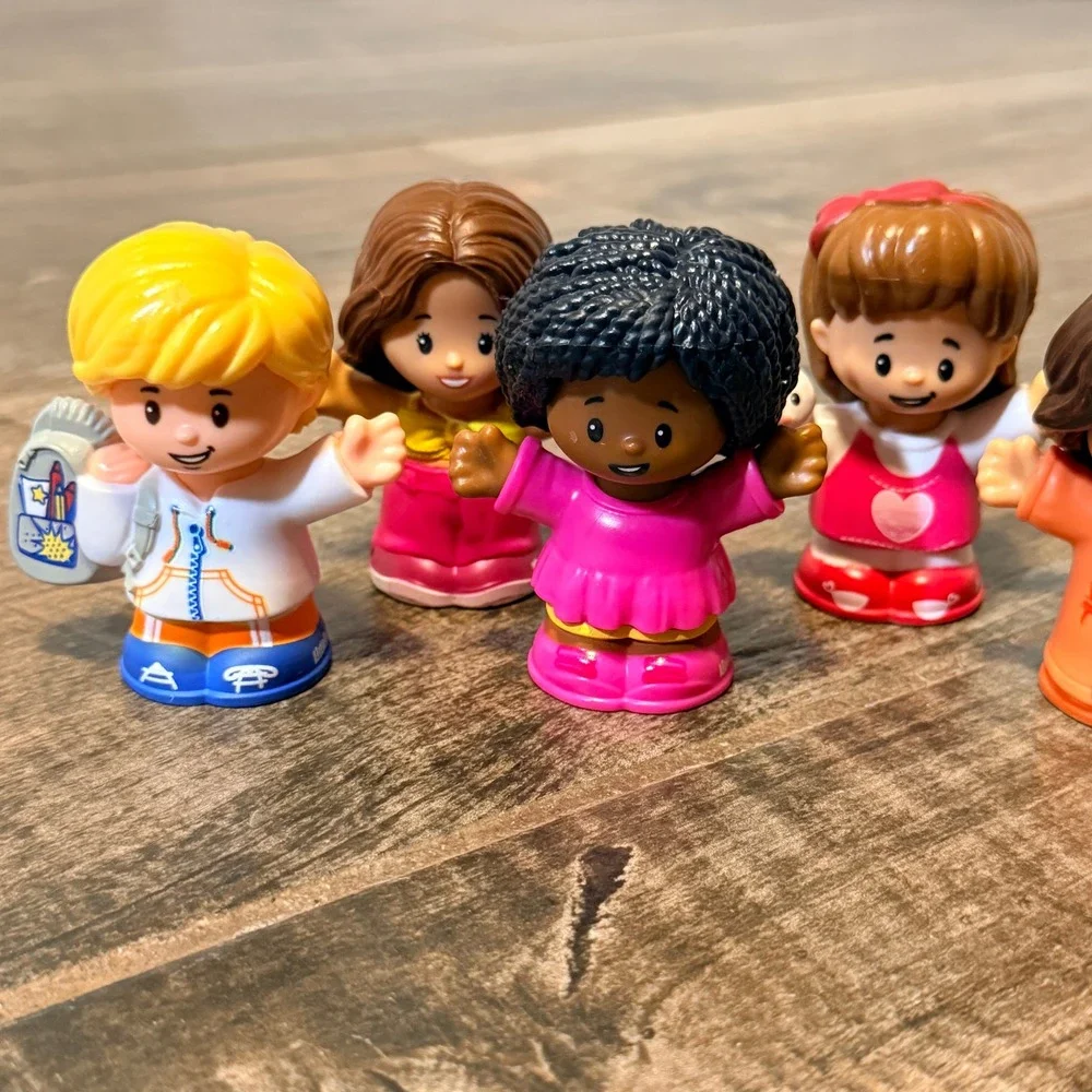 Fisher-Price Little People Friends Diverse Figure Lot 7 Piece